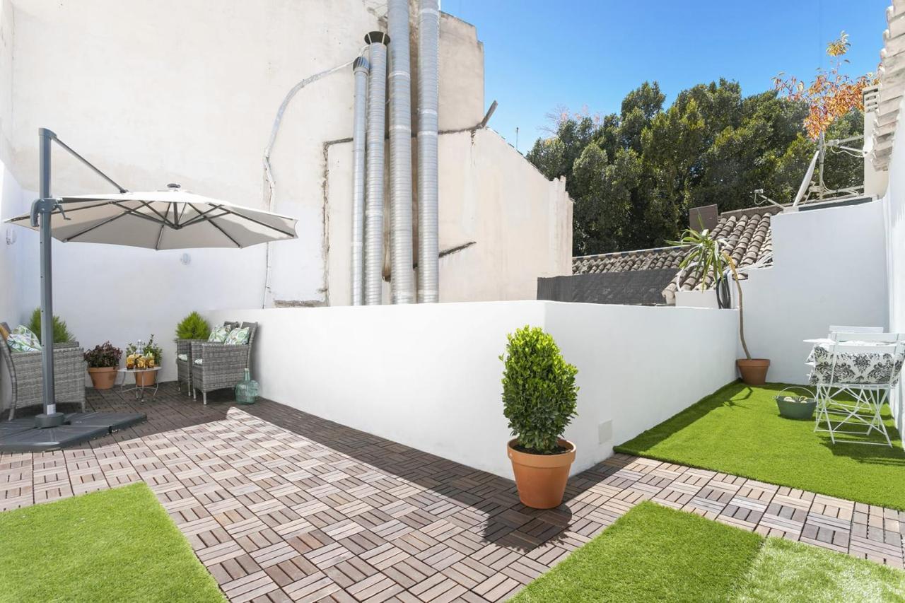 Historic Center Private Terrace Apartment Malaga Bagian luar foto