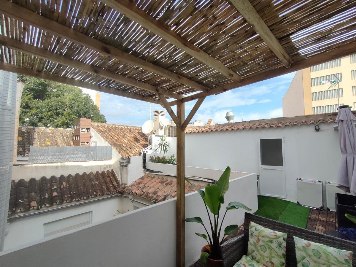 Historic Center Private Terrace Apartment Malaga Bagian luar foto
